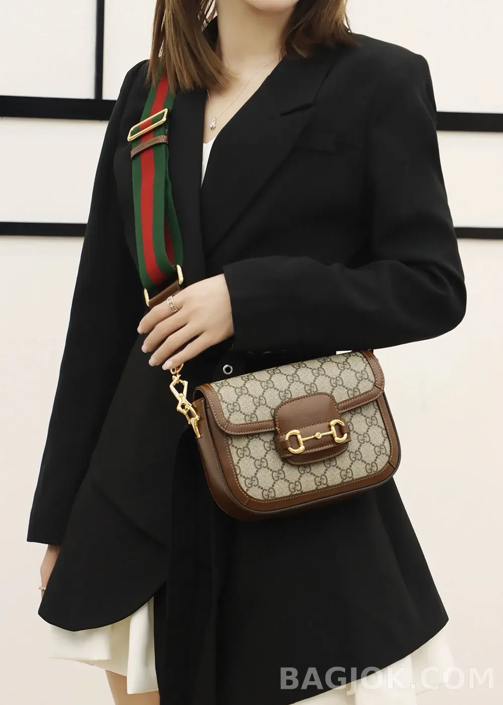 구찌 Gucci 홀스빗 1955 숄더백 미니 상세 이미지