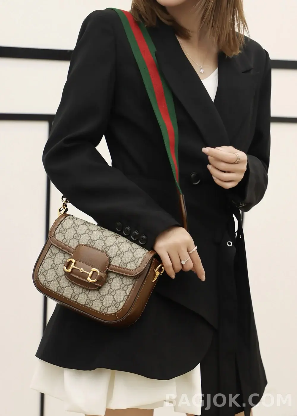 구찌 Gucci 홀스빗 1955 숄더백 미니 상세 이미지
