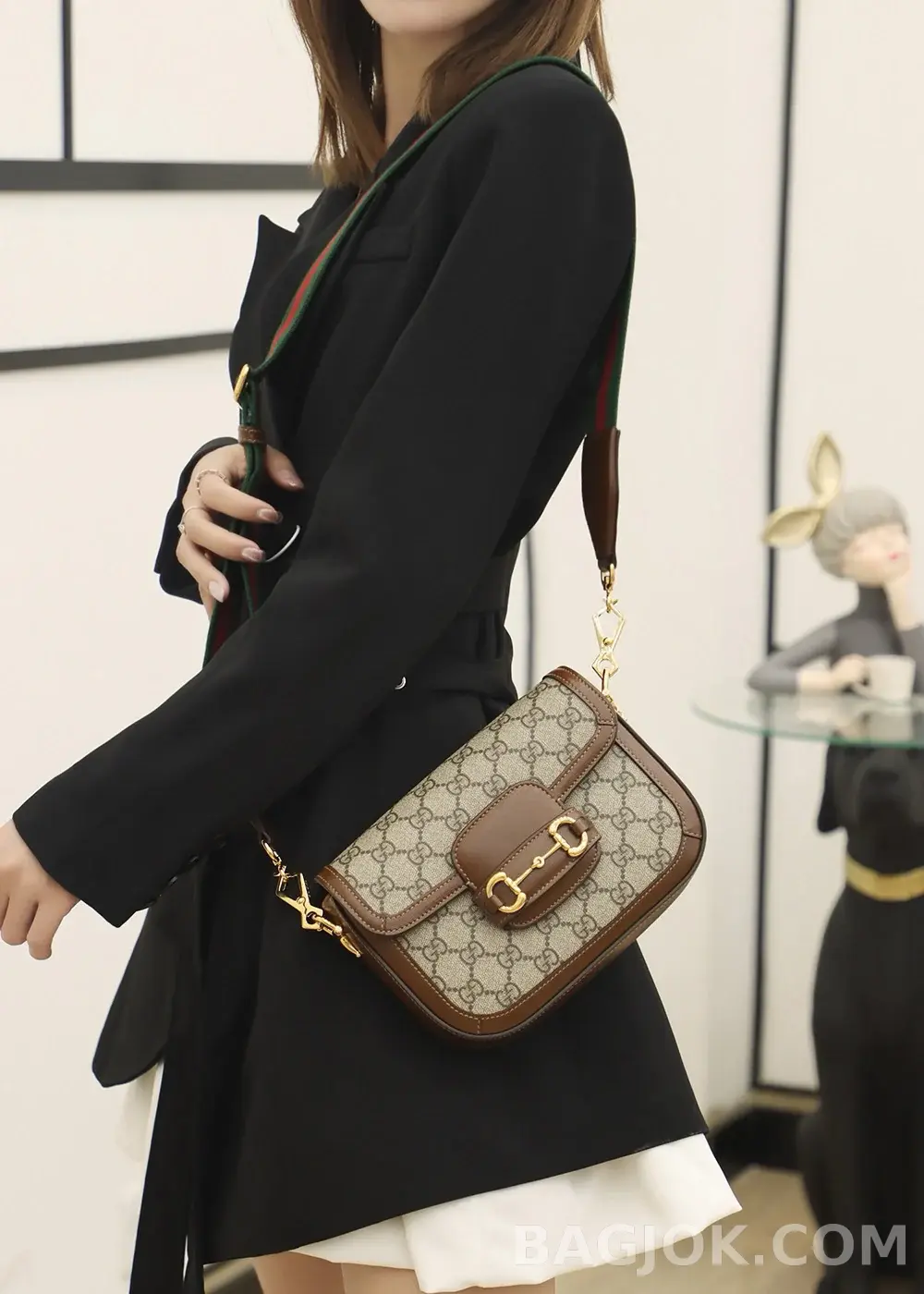 구찌 Gucci 홀스빗 1955 숄더백 미니 상세 이미지