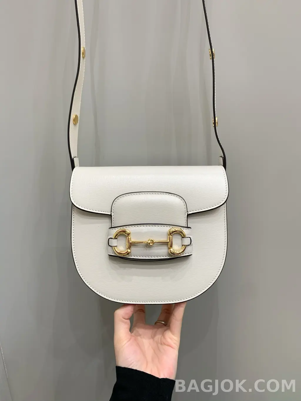 구찌 Gucci 홀스빗 1955 올레더 라운드 미니백 상세 이미지
