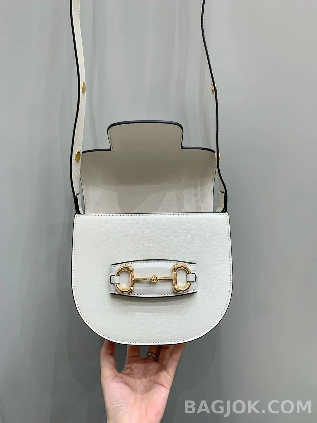 구찌 Gucci 홀스빗 1955 올레더 라운드 미니백 상세 이미지