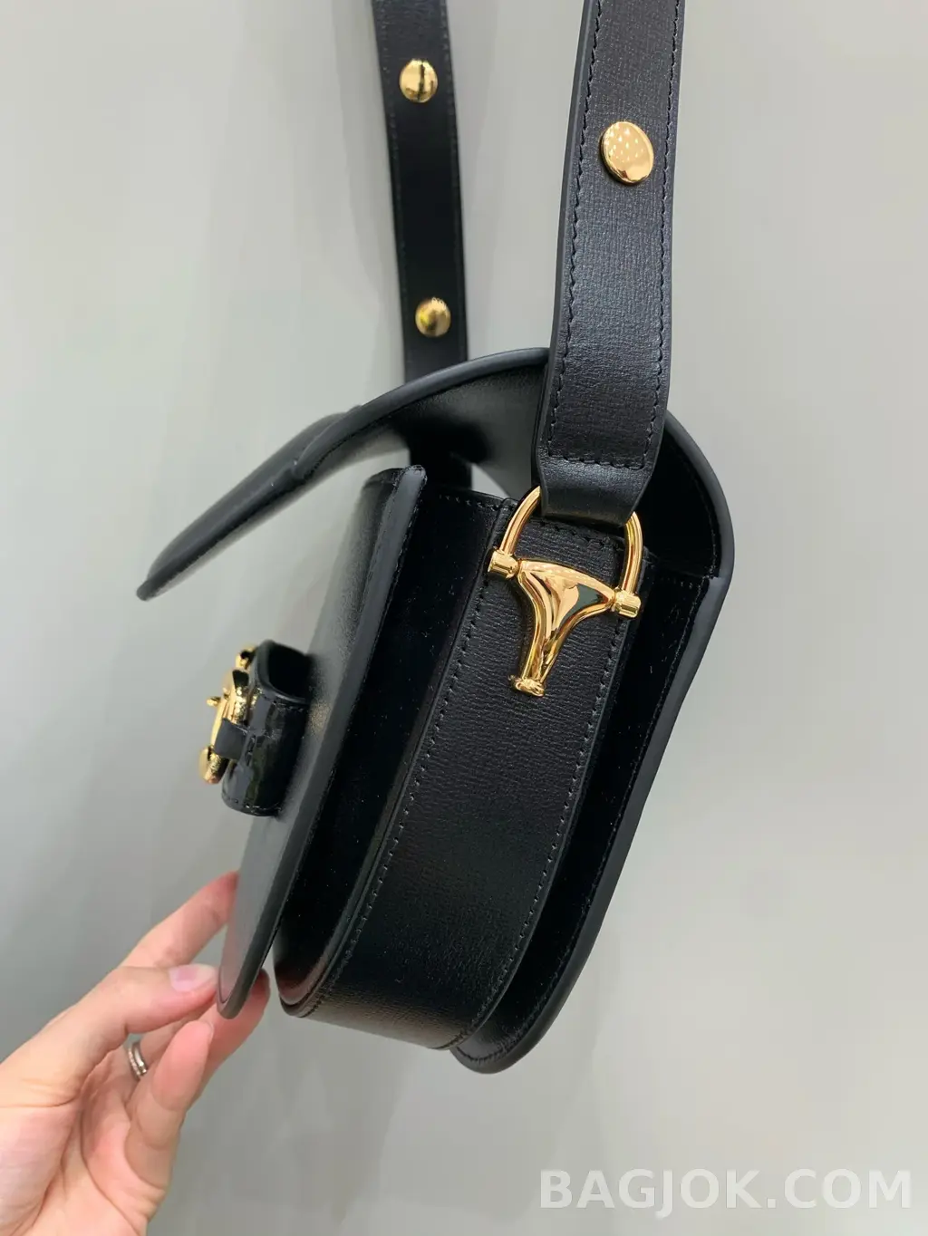 구찌 Gucci 홀스빗 1955 올레더 라운드 미니백 상세 이미지
