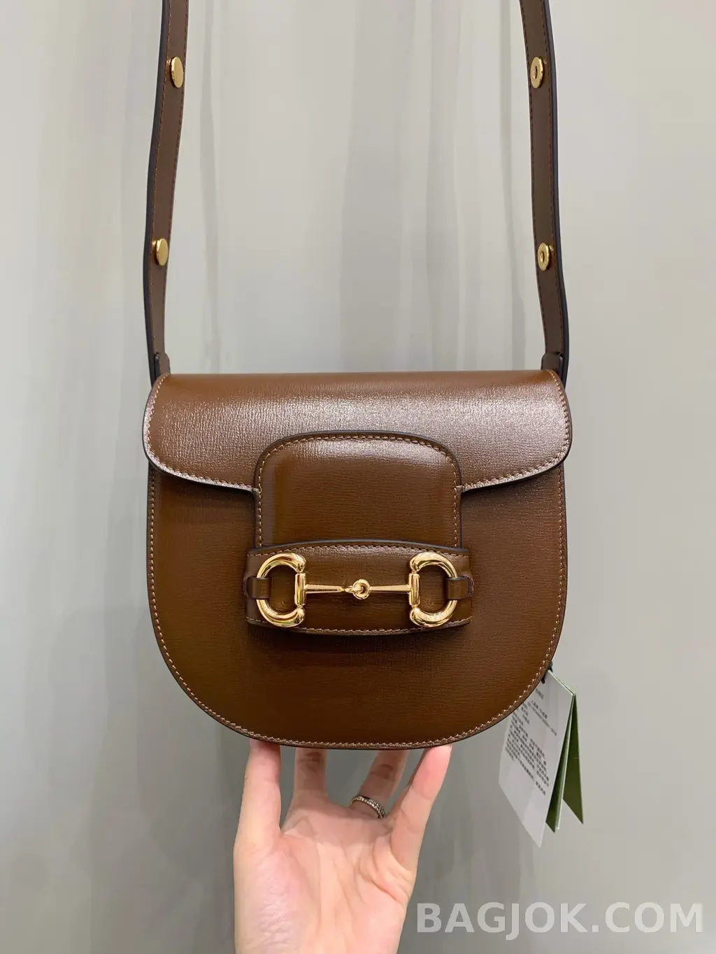 구찌 Gucci 홀스빗 1955 올레더 라운드 미니백 상세 이미지