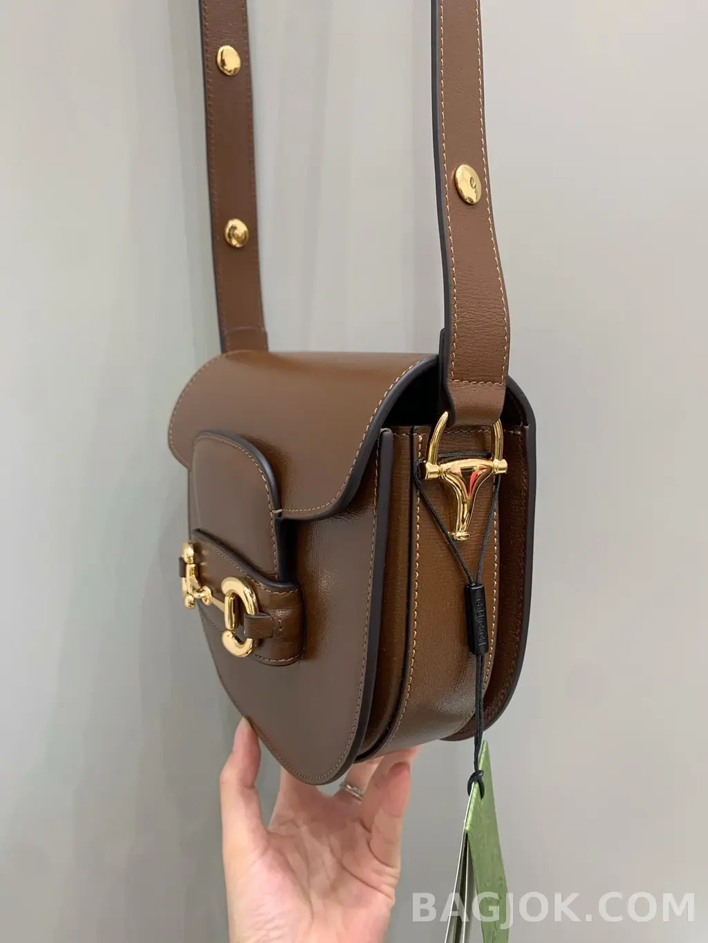 구찌 Gucci 홀스빗 1955 올레더 라운드 미니백 상세 이미지