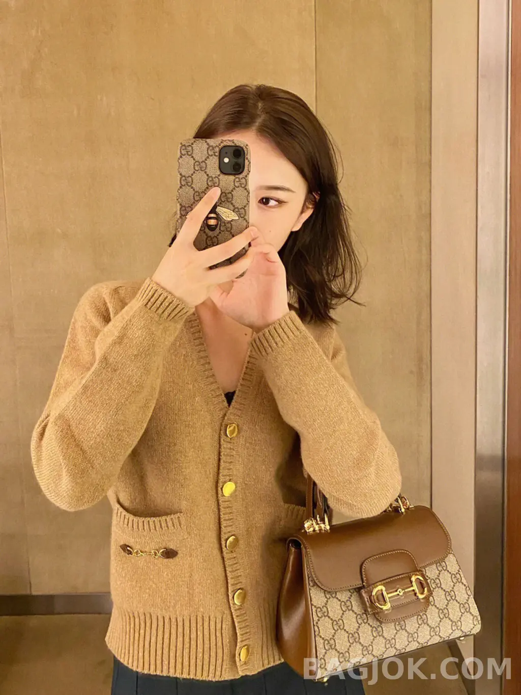 구찌 Gucci 홀스빗 1955 토트백 미니 상세 이미지