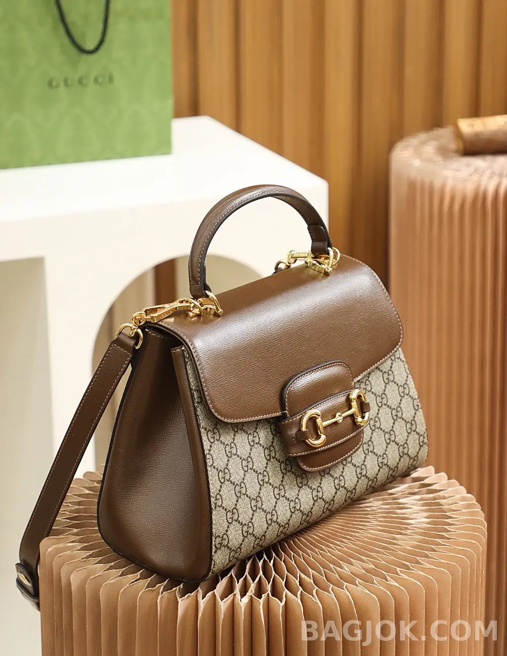 구찌 Gucci 홀스빗 1955 토트백 상세 이미지
