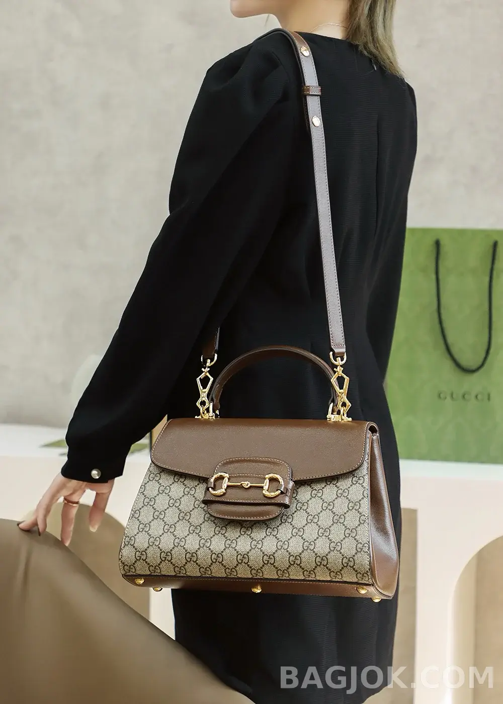 구찌 Gucci 홀스빗 1955 토트백 상세 이미지
