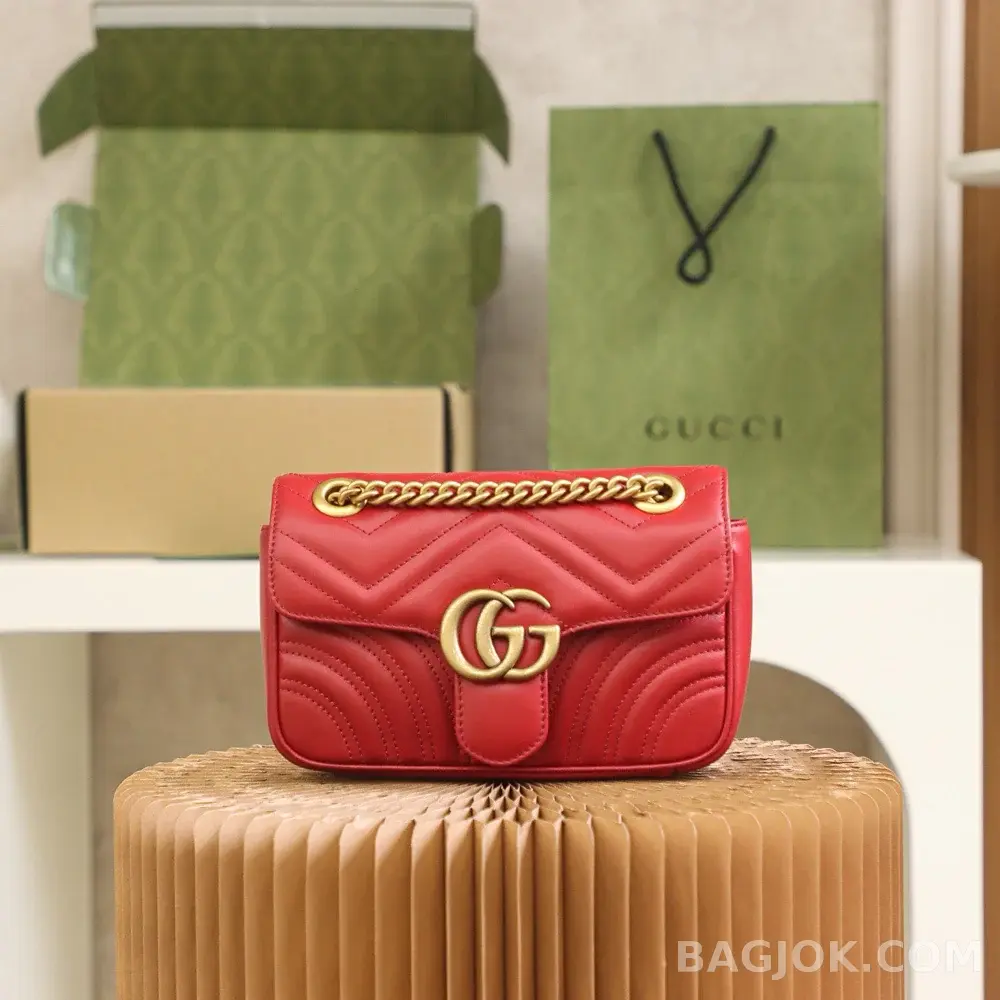 구찌 Gucci 마몬트 마틀라세 미니 숄더백 상세 이미지