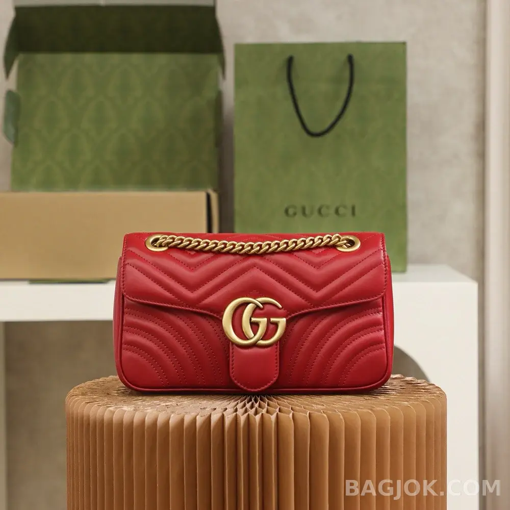구찌 Gucci 마몬트 마틀라세 스몰 숄더백 상세 이미지