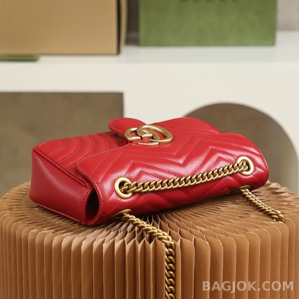 구찌 Gucci 마몬트 마틀라세 스몰 숄더백 상세 이미지