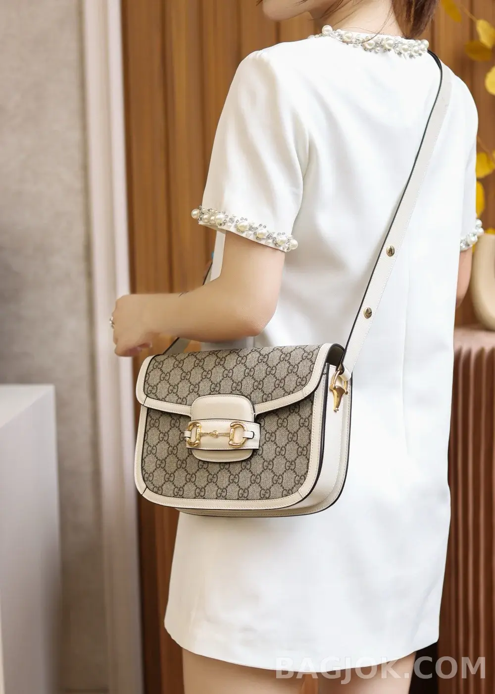 구찌 Gucci 홀스빗 1955 숄더백 스몰 상세 이미지