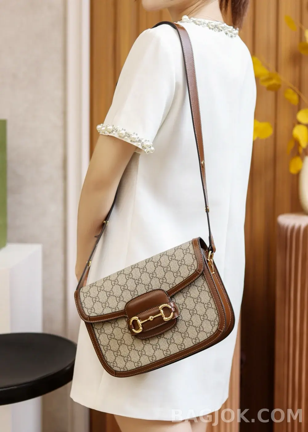 구찌 Gucci 홀스빗 1955 숄더백 스몰 상세 이미지