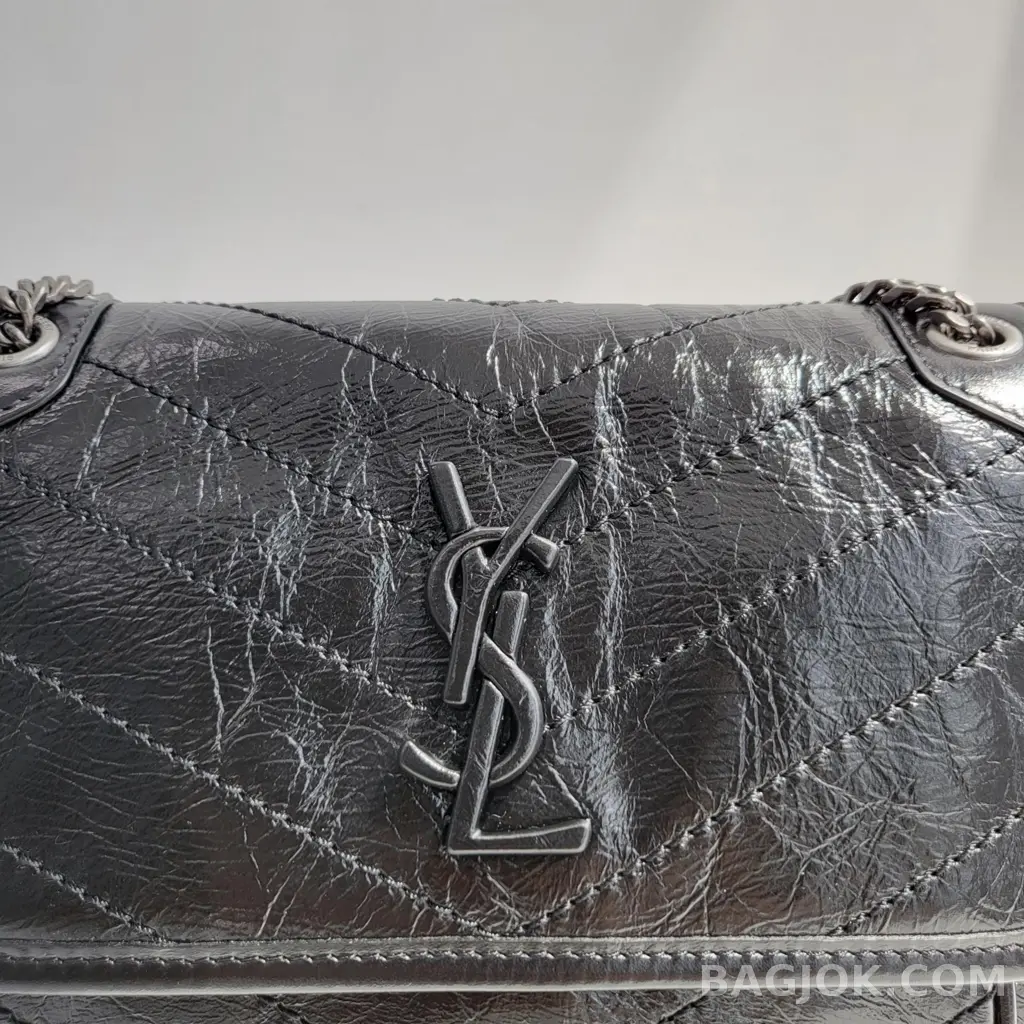 생로랑 Saint Laurent 니키백 베이비 빈티지 레더 상세 이미지