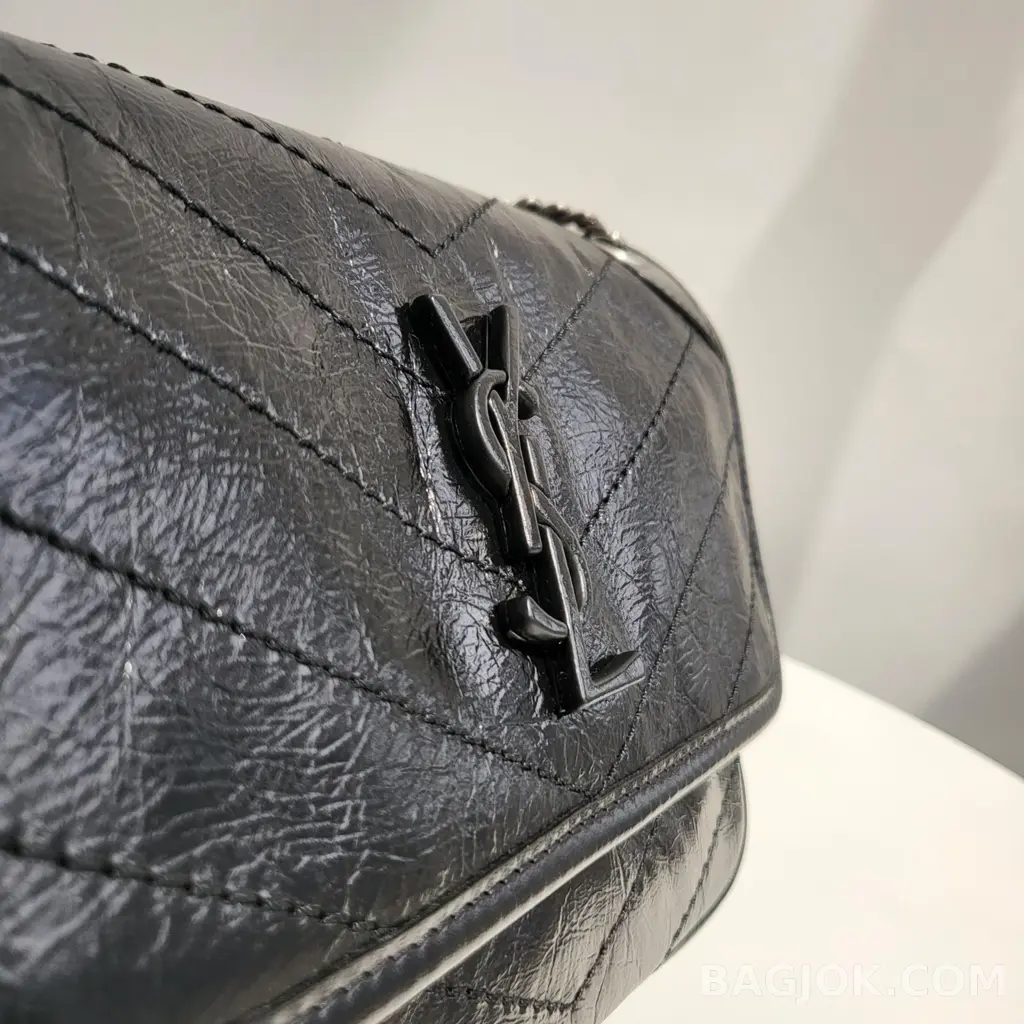 생로랑 Saint Laurent 니키백 베이비 빈티지 레더 상세 이미지