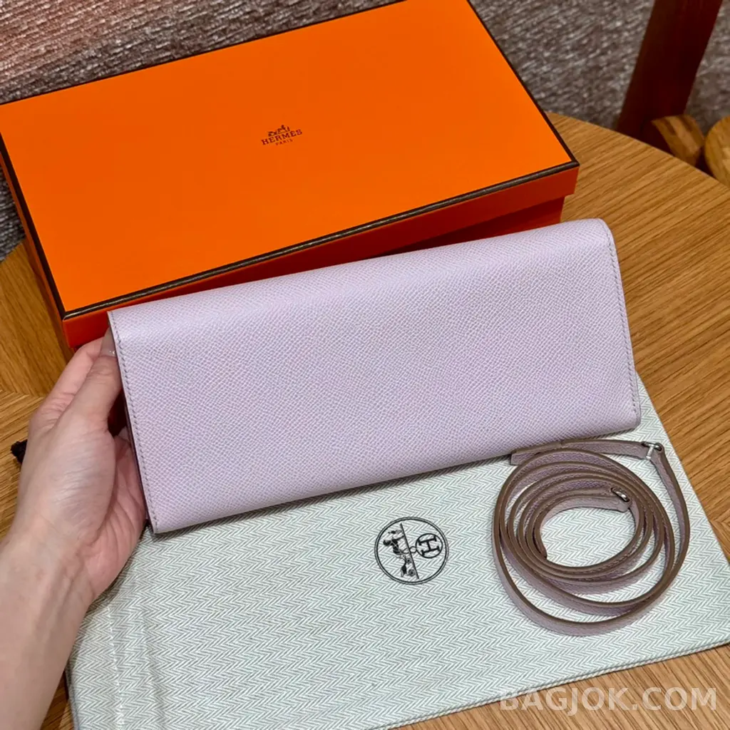 에르메스 Hermes 샹달 투고 지갑 앱송 은장 상세 이미지