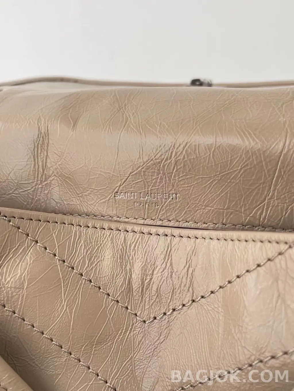 생로랑 Saint Laurent 니키백 베이비 빈티지 레더 상세 이미지