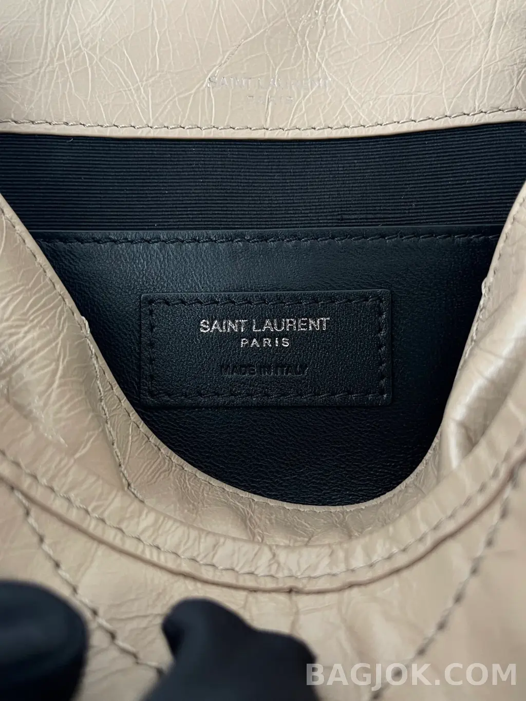 생로랑 Saint Laurent 니키백 베이비 빈티지 레더 상세 이미지