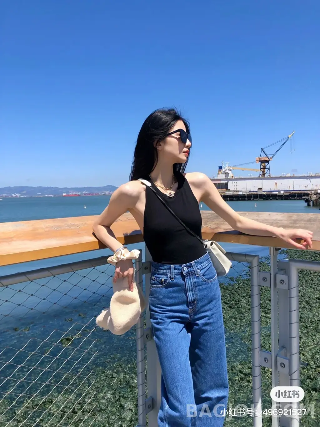 생로랑 Saint Laurent 니키백 베이비 빈티지 레더 상세 이미지