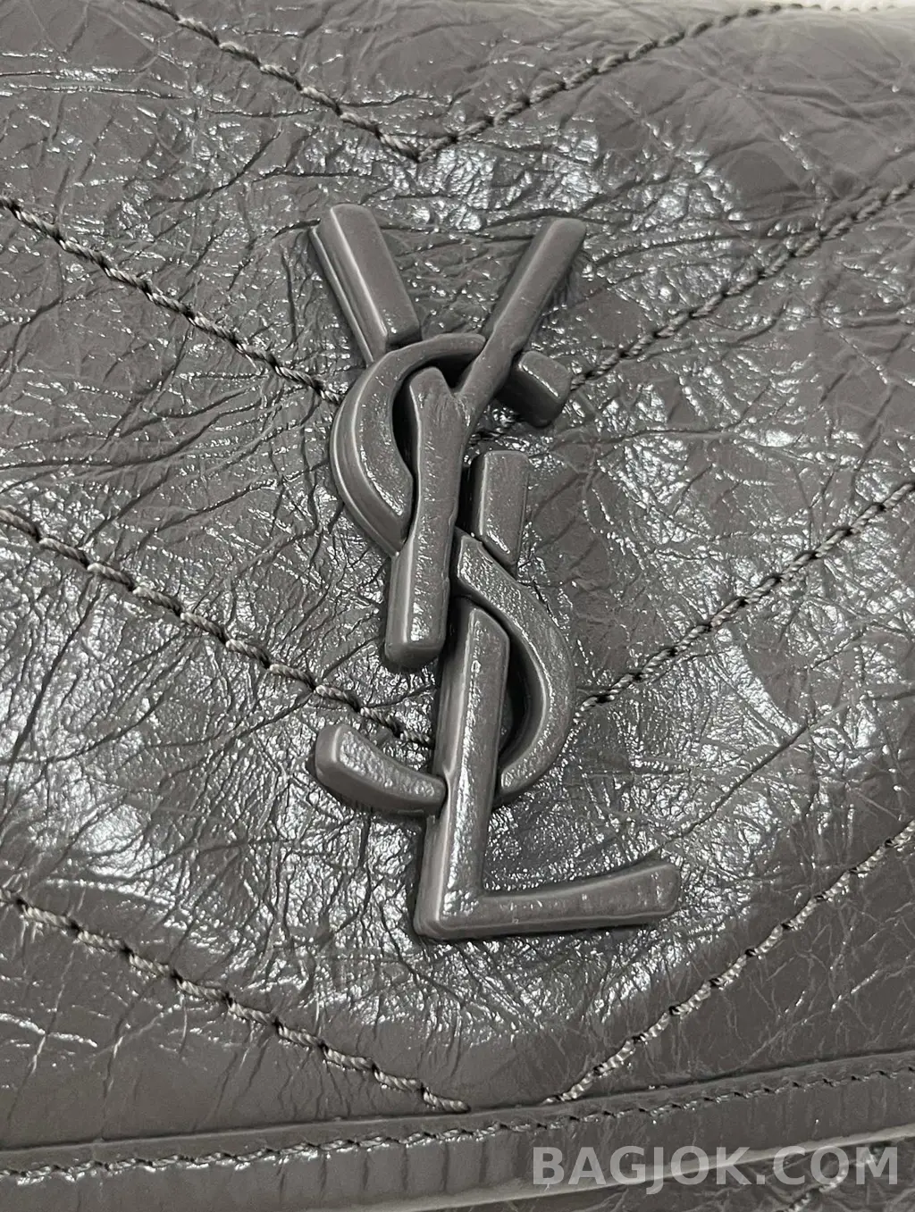 생로랑 Saint Laurent 니키백 베이비 빈티지 레더 상세 이미지