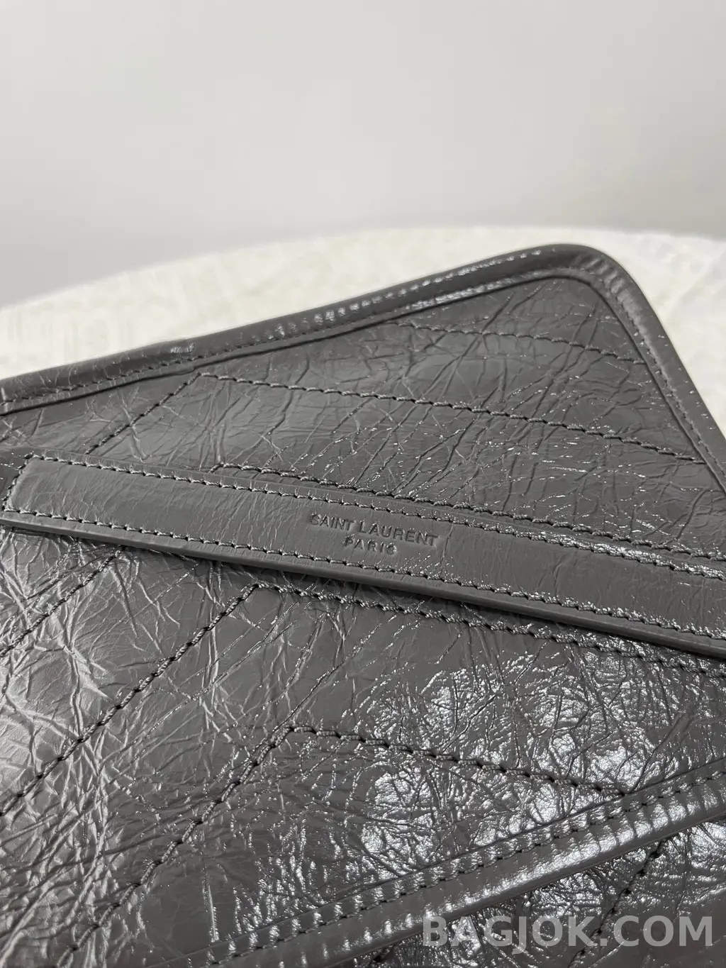 생로랑 Saint Laurent 니키백 베이비 빈티지 레더 상세 이미지