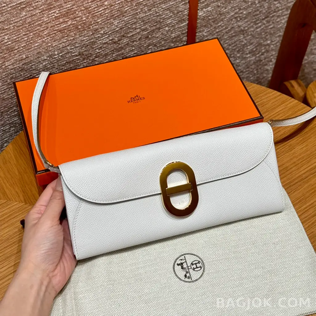 에르메스 Hermes 샹달 투고 지갑 앱송 금장 상세 이미지