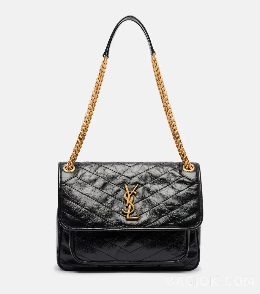 생로랑 Saint Laurent 니키백 미디움 빈티지 레더 상세 이미지