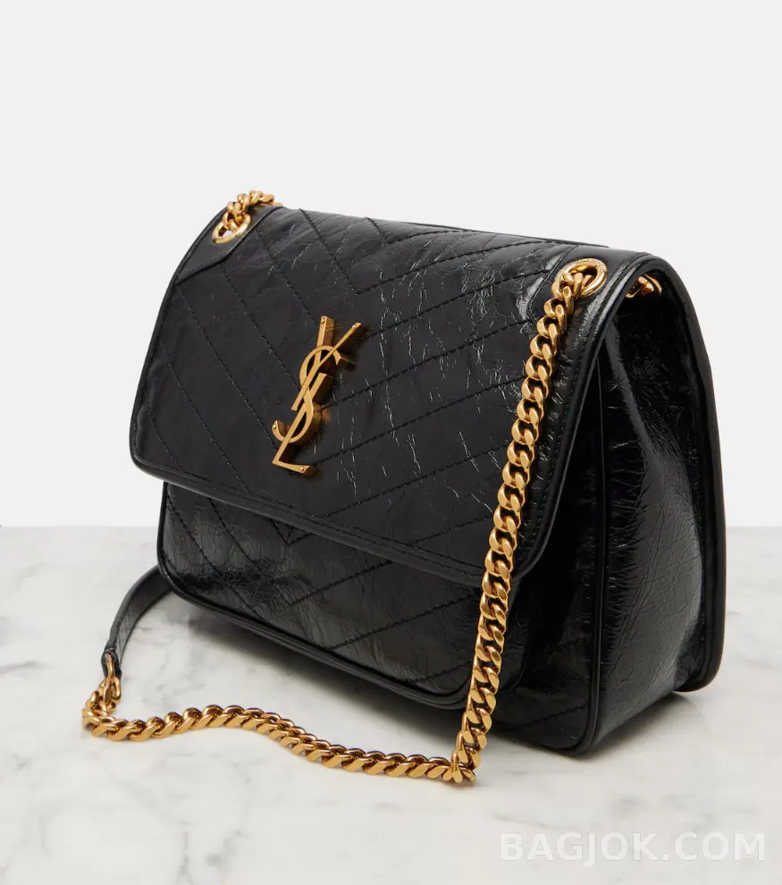생로랑 Saint Laurent 니키백 미디움 빈티지 레더 상세 이미지