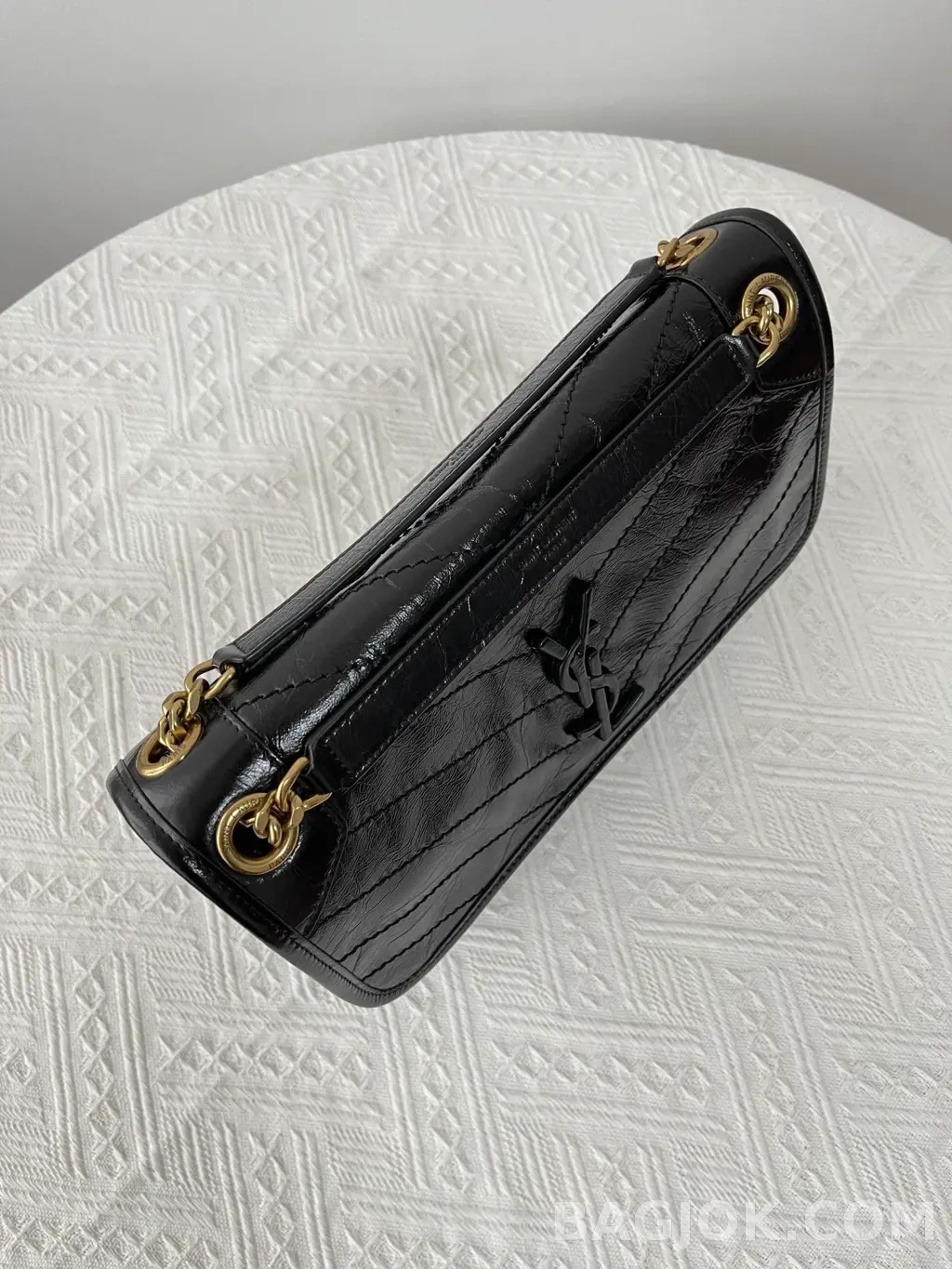 생로랑 Saint Laurent 니키백 미디움 빈티지 레더 상세 이미지