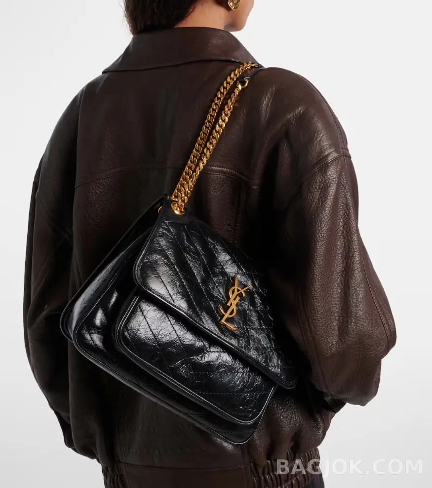 생로랑 Saint Laurent 니키백 미디움 빈티지 레더 상세 이미지