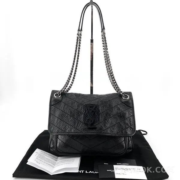 생로랑 Saint Laurent 니키백 미디움 빈티지 레더 상세 이미지
