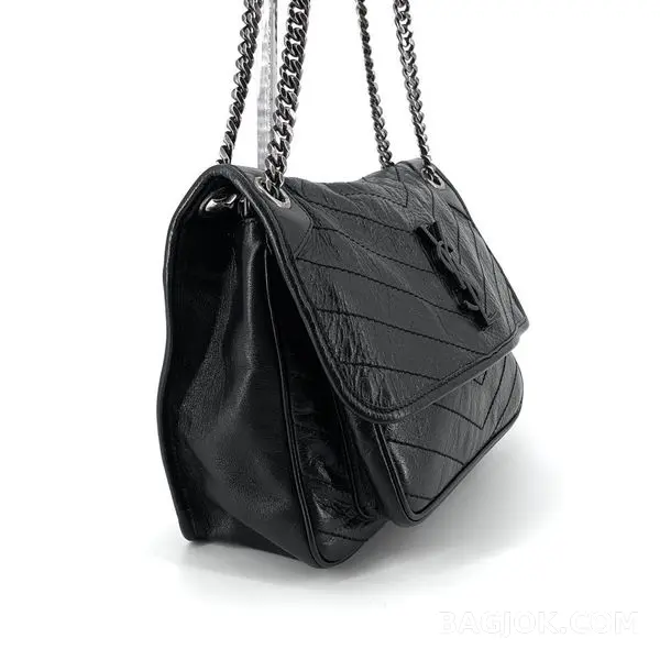 생로랑 Saint Laurent 니키백 미디움 빈티지 레더 상세 이미지