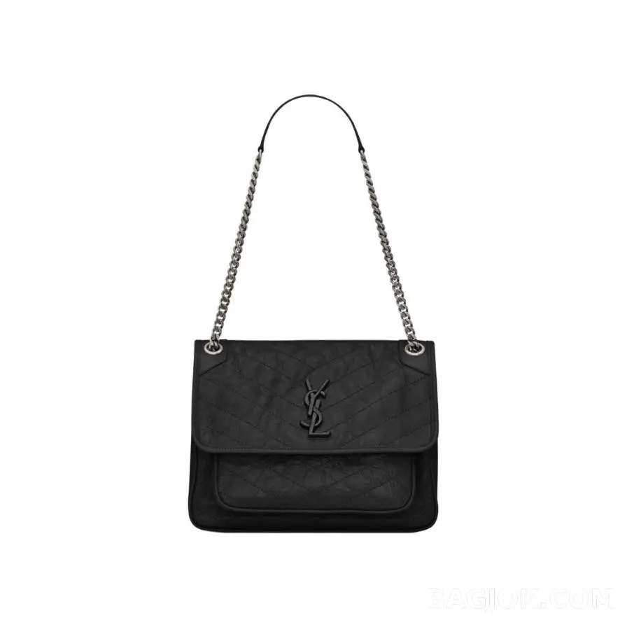 생로랑 Saint Laurent 니키백 미디움 빈티지 레더 상세 이미지