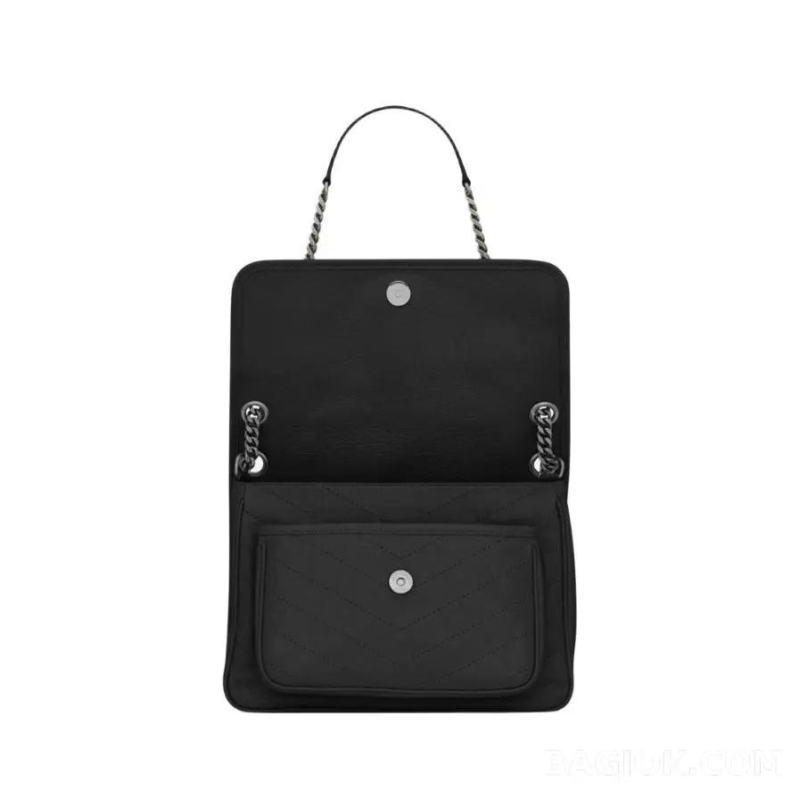 생로랑 Saint Laurent 니키백 미디움 빈티지 레더 상세 이미지