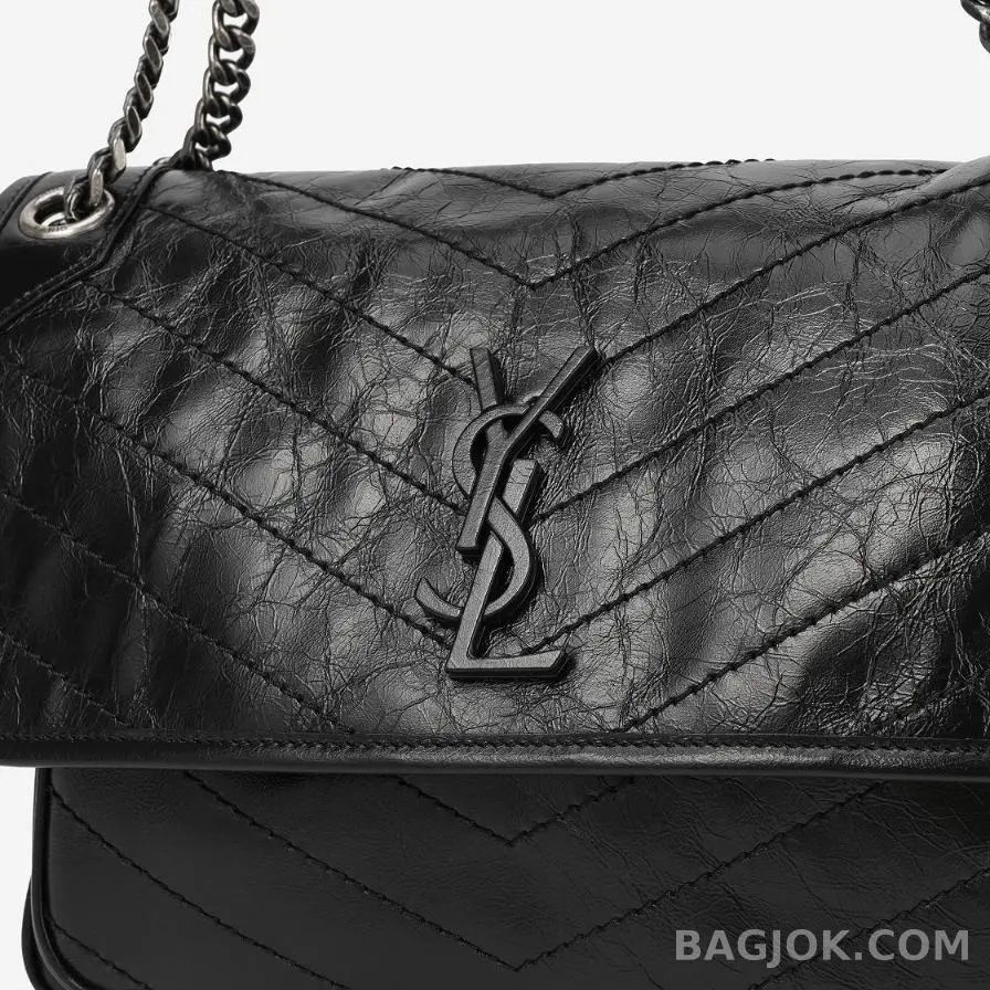 생로랑 Saint Laurent 니키백 미디움 빈티지 레더 상세 이미지