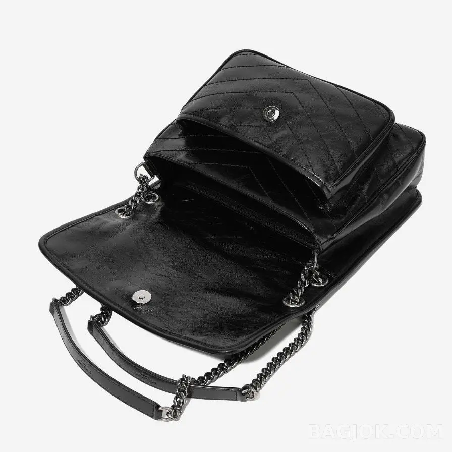 생로랑 Saint Laurent 니키백 미디움 빈티지 레더 상세 이미지