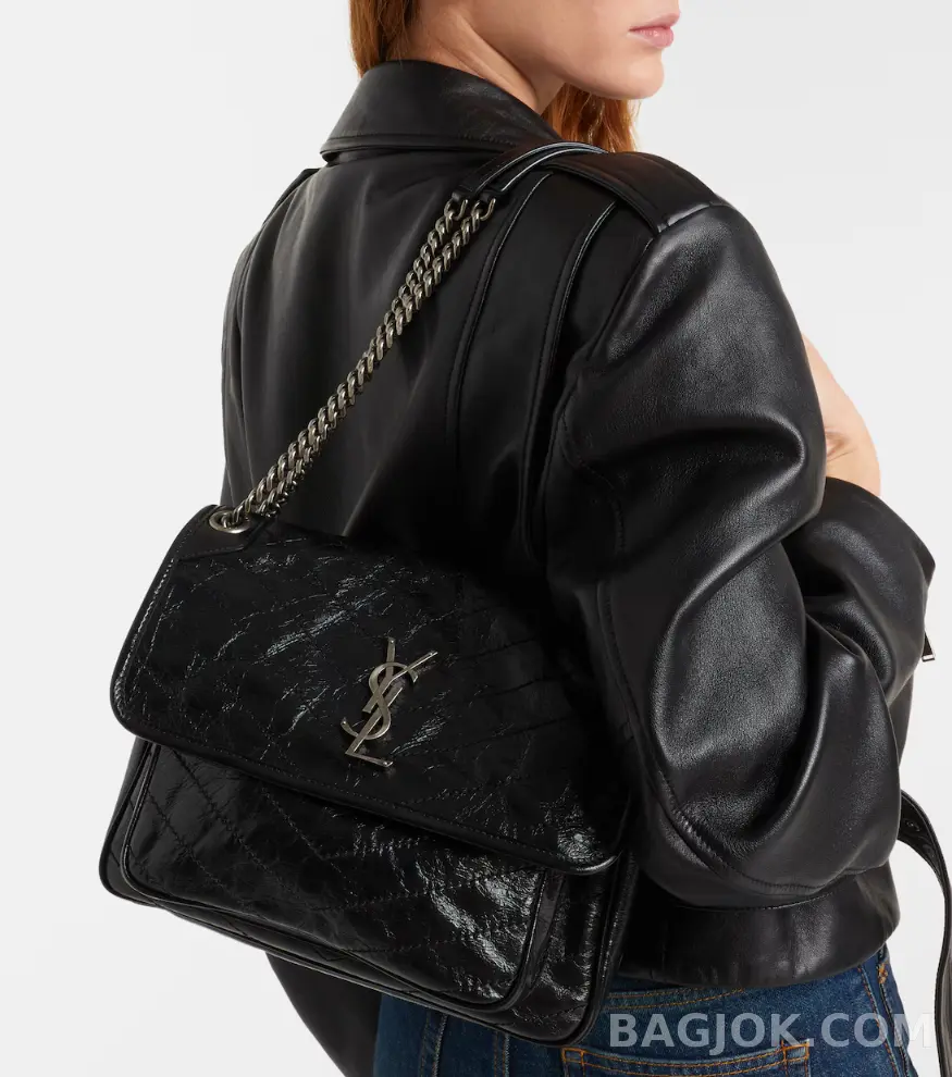 생로랑 Saint Laurent 니키백 미디움 빈티지 레더 상세 이미지
