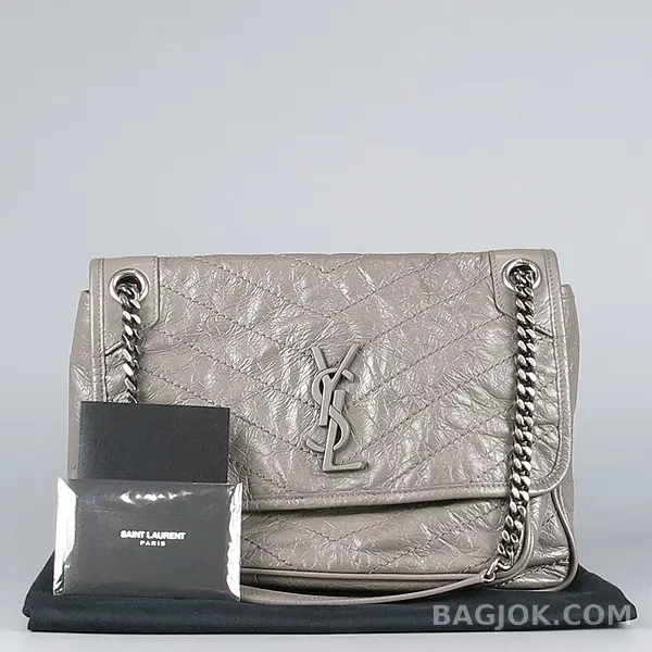 생로랑 Saint Laurent 니키백 미디움 빈티지 레더 상세 이미지