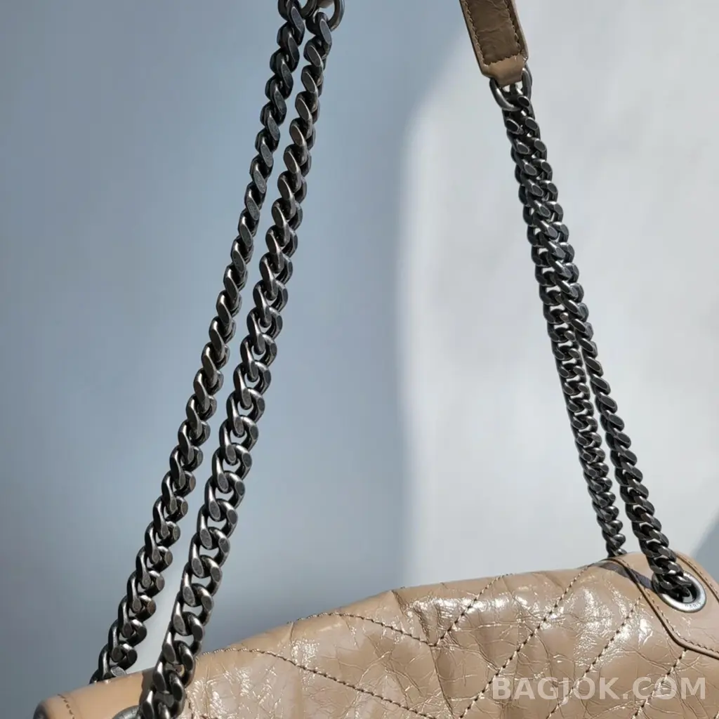 생로랑 Saint Laurent 니키백 미디움 빈티지 레더 상세 이미지