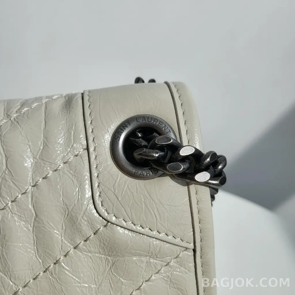생로랑 Saint Laurent 니키백 미디움 빈티지 레더 상세 이미지