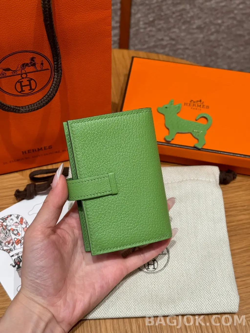 에르메스 Hermes 베안 미니 지갑 미조레 상세 이미지