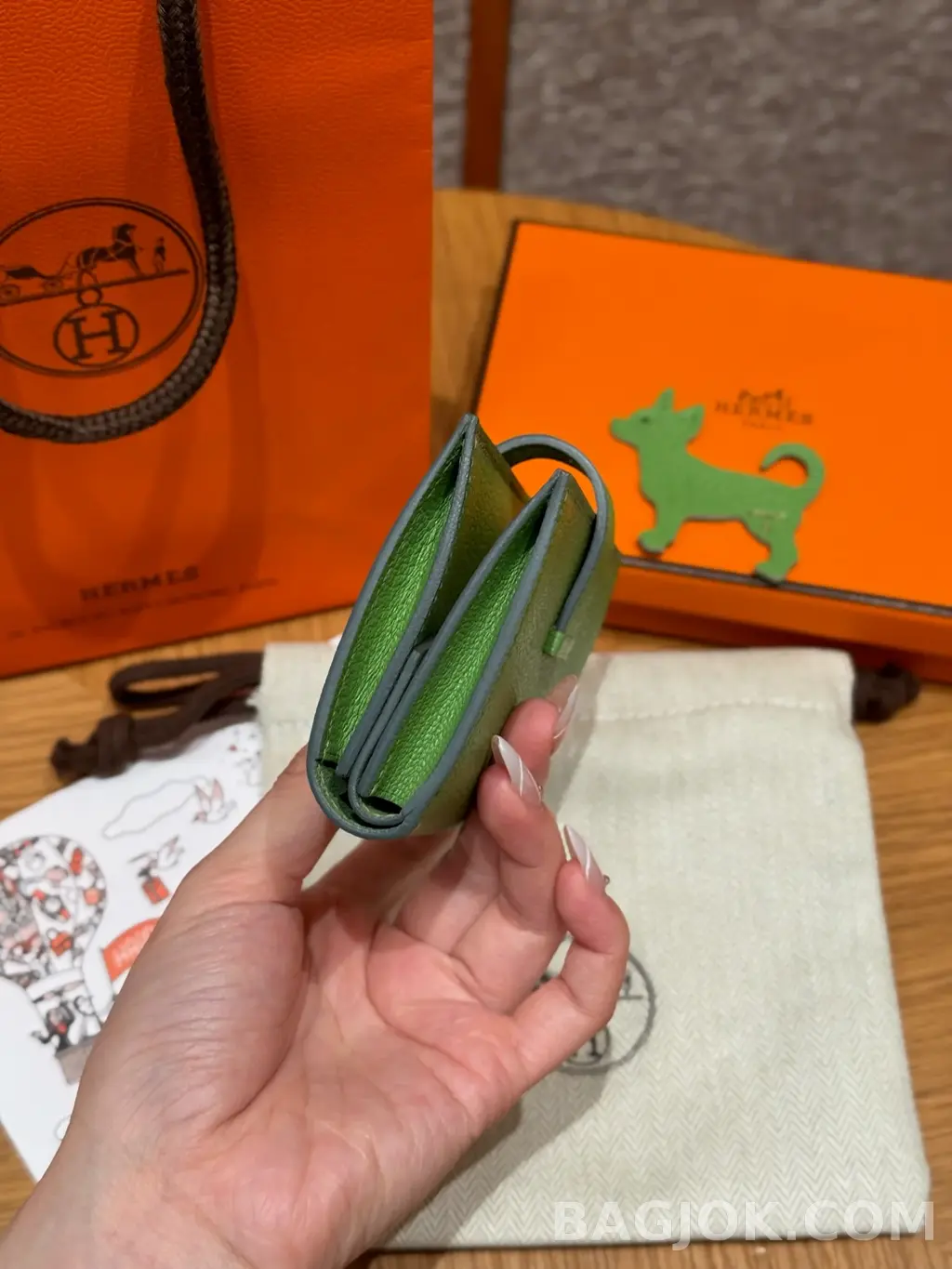 에르메스 Hermes 베안 미니 지갑 미조레 상세 이미지