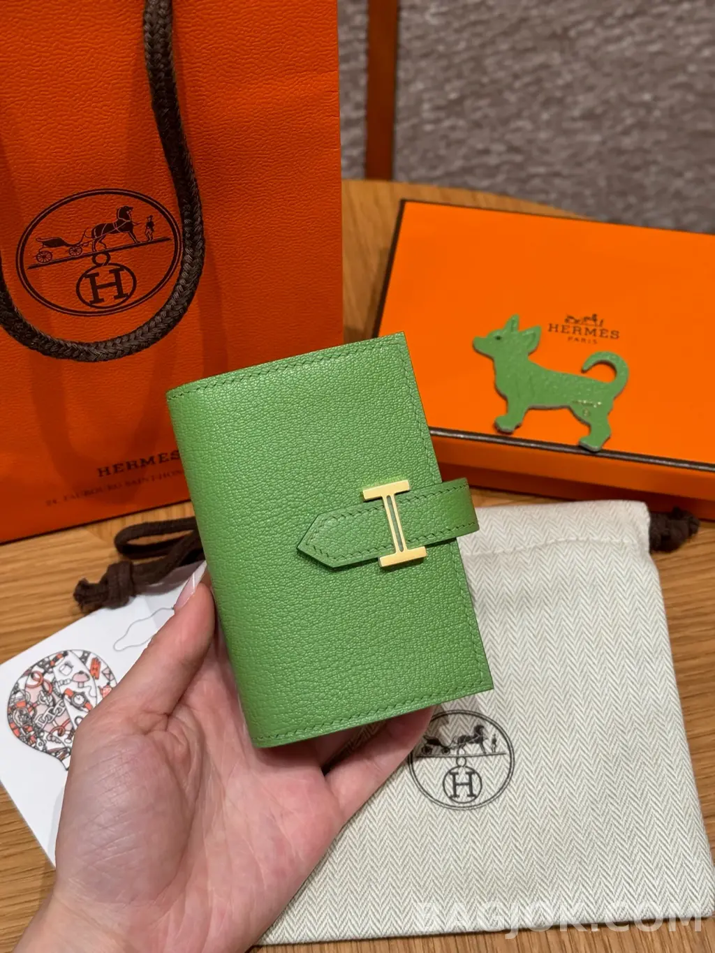 에르메스 Hermes 베안 미니 지갑 미조레 상세 이미지