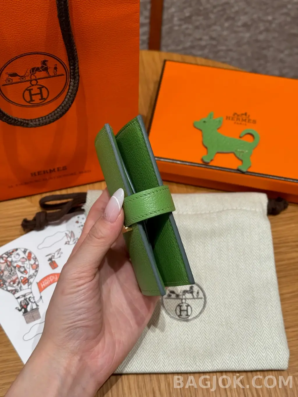 에르메스 Hermes 베안 미니 지갑 미조레 상세 이미지