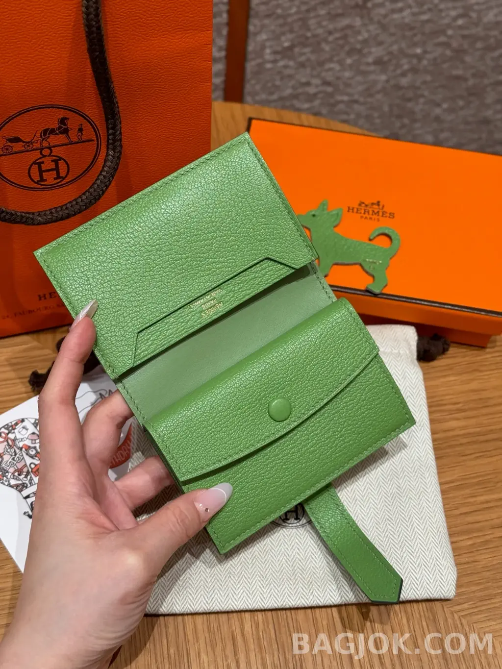 에르메스 Hermes 베안 미니 지갑 미조레 상세 이미지