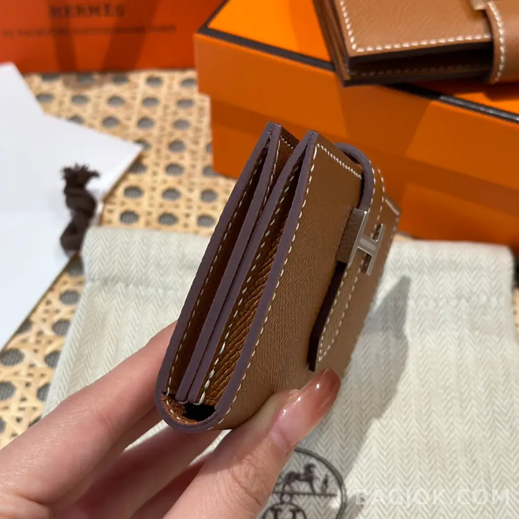 에르메스 Hermes 베안 카드 지갑 앱송 은장 상세 이미지