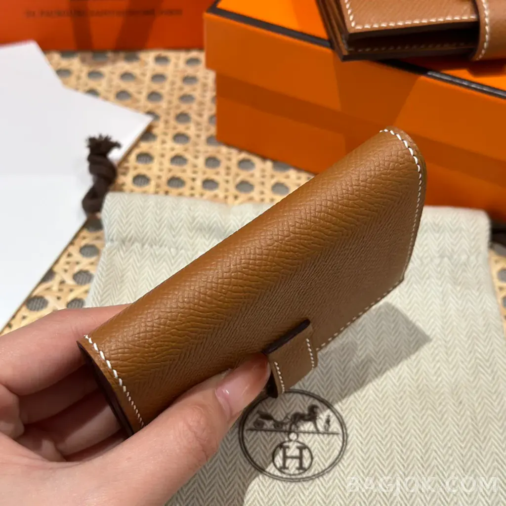 에르메스 Hermes 베안 카드 지갑 앱송 은장 상세 이미지