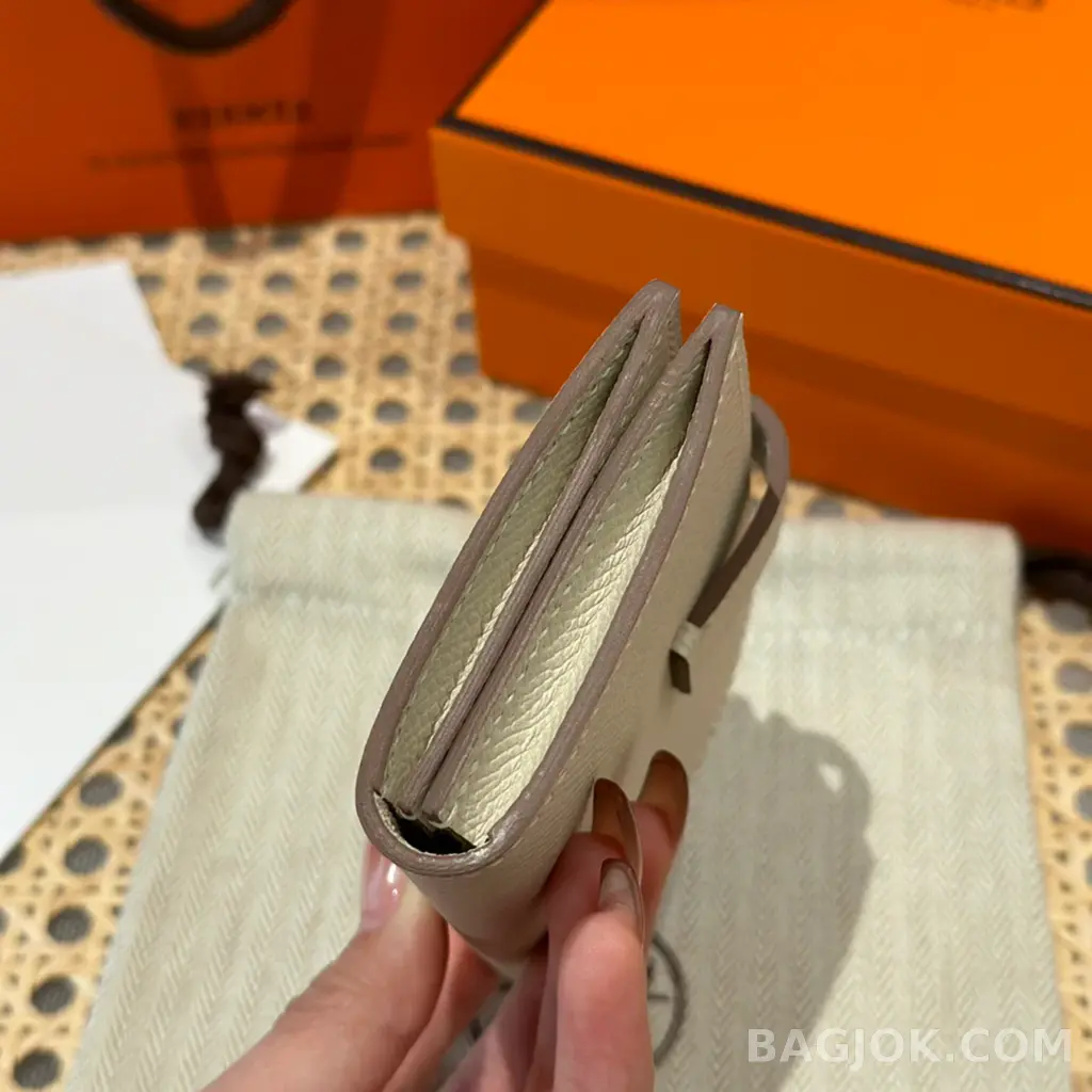 에르메스 Hermes 베안 카드 지갑 앱송 은장 상세 이미지