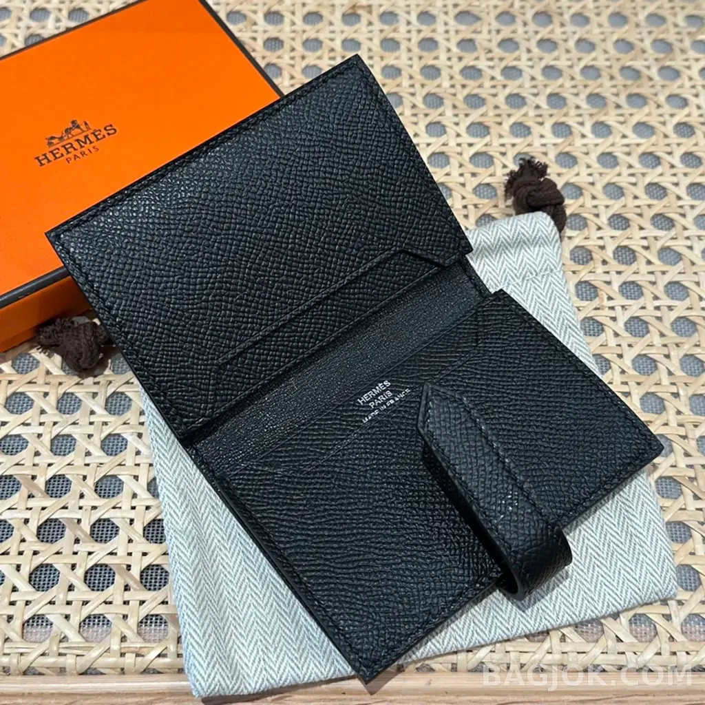 에르메스 Hermes 베안 카드 지갑 앱송 은장 상세 이미지