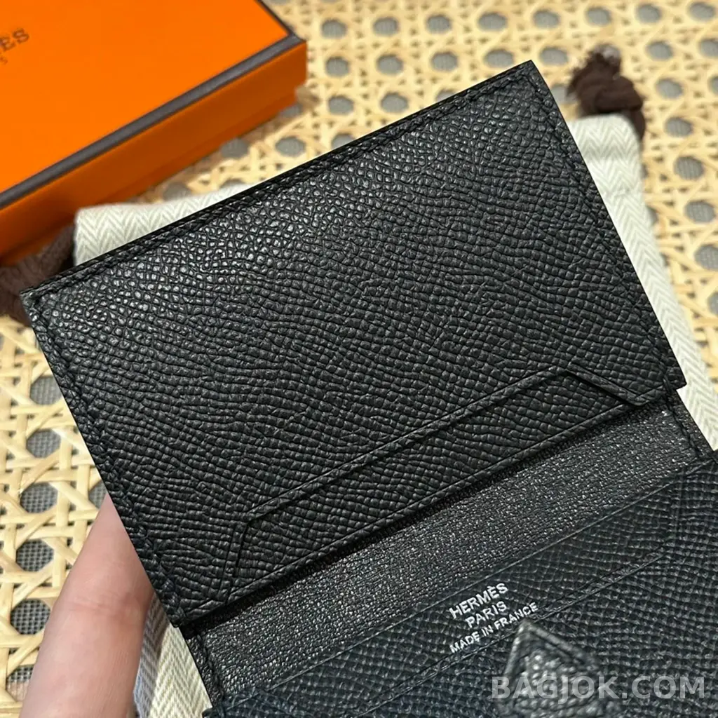 에르메스 Hermes 베안 카드 지갑 앱송 은장 상세 이미지