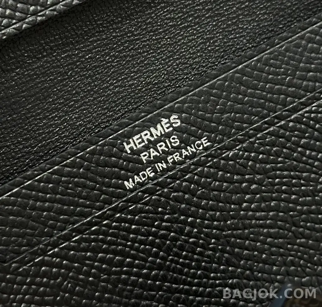 에르메스 Hermes 베안 카드 지갑 앱송 은장 상세 이미지